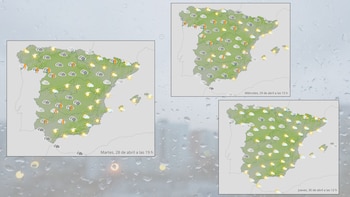 La Aemet predice tormentas y chubascos con probabilidad de ser localmente fuertes en Galicia, Castilla y León, Castilla-La Mancha, Extremadura, área cantábrica, alto Ebro y Béticas orientales