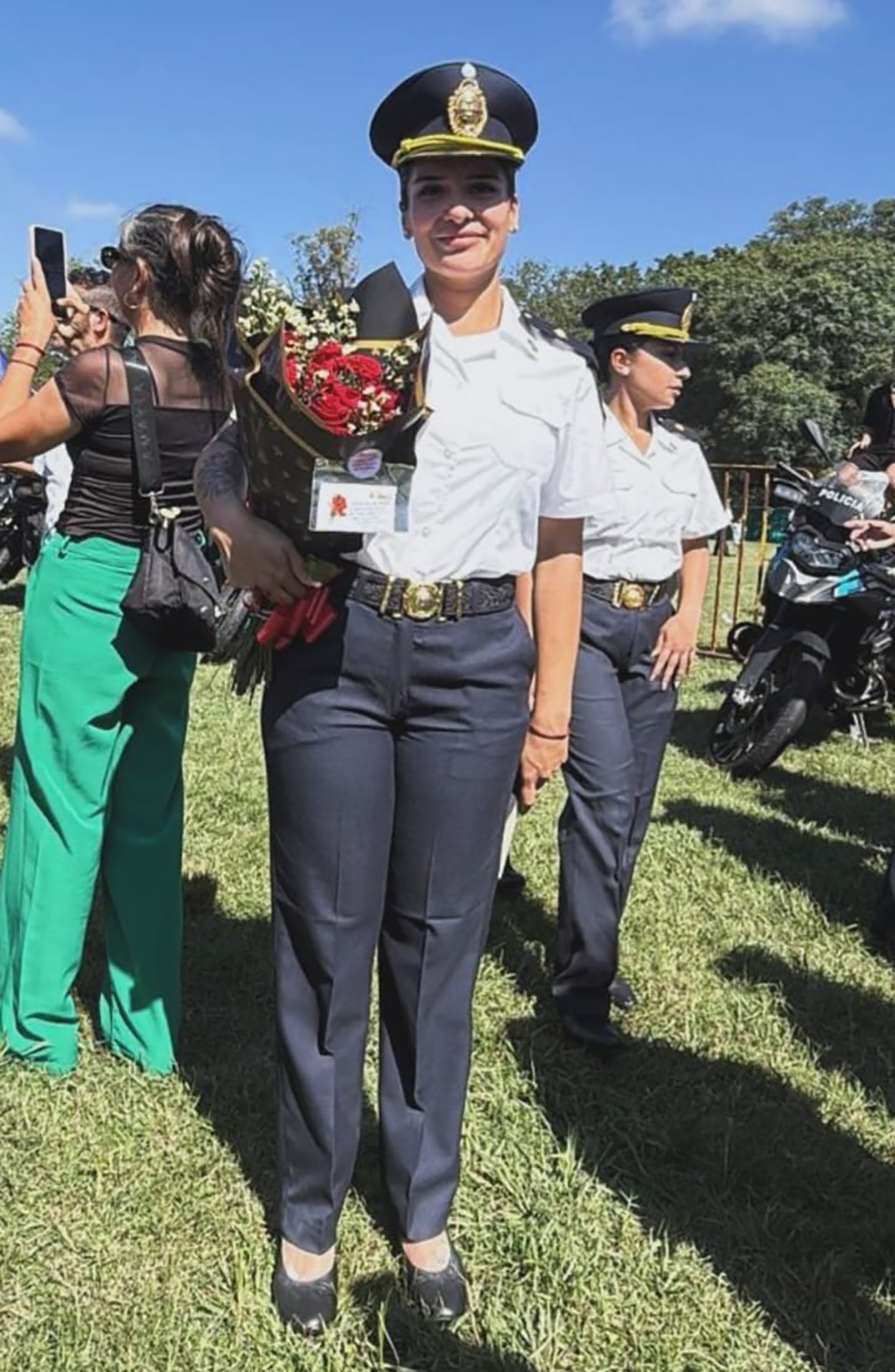 Quintana se egresó en la escuela de Policía