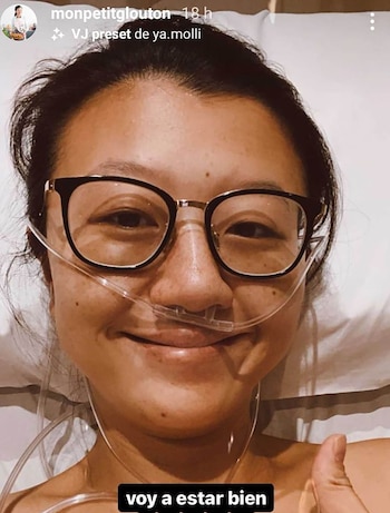 Karina Gao, internada