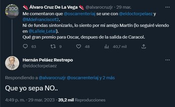 Hernán Peláez responde en su