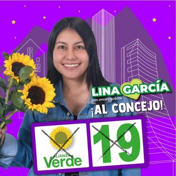 La candidata señaló a TransMilenio