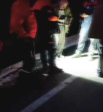 El hombre estaba notablemente borracho