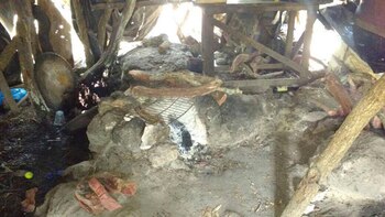 Uno de los campamentos del