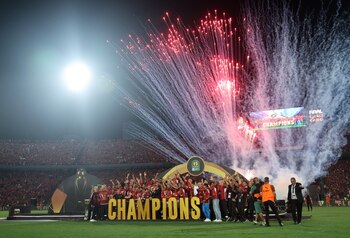 El festejo de Al Ahly