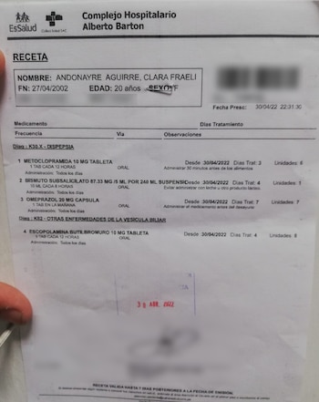 Frank Andonayre, padre de Clara,