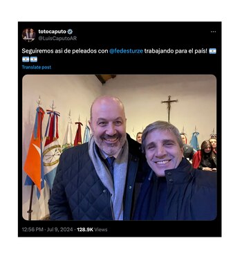 Cuenta oficial de Luis Caputo.