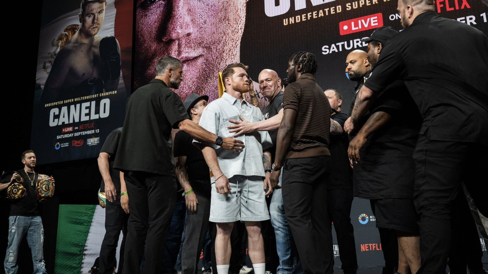 Canelo Álvarez y Terence Crawford se enfrentarán el próximo 13 de septiembre por el campeonato indiscutido de las 168 libras (X@Canelo)