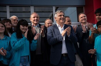 De Rivas junto al gobernador