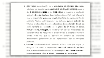 Defensa de Juan José Santiváñez