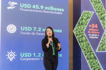 El 59% de los fondos del programa fue destinado a la recuperación económica de empresas salvadoreñas tras la pandemia de COVID-19. (Cortesía: BCIE)