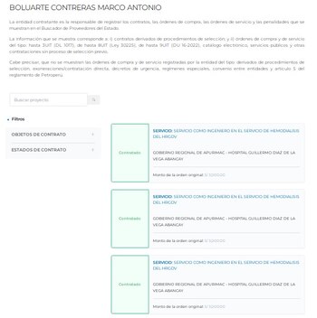 Los contratos de los sobrinos