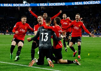 El Mallorca celebra el pase