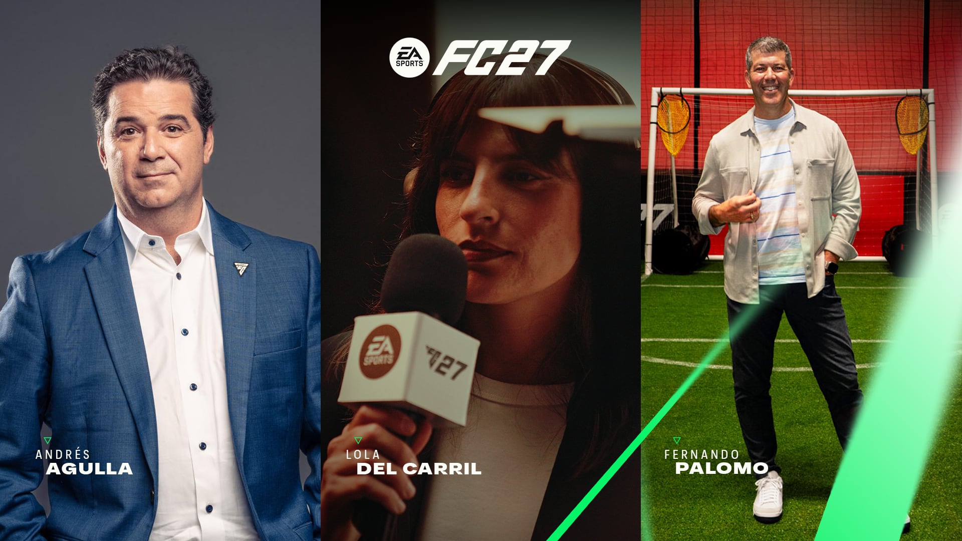 Lola del Carril se convirtió en la primera voz femenina en comentar en español latinoamericano en la historia de la franquicia FC. (EA SPORTS)