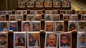 Los familiares de los fallecidos