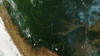 Aire contaminado por el humo