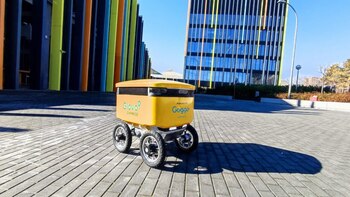 Vehículo autónomo de Glovo. (foto: