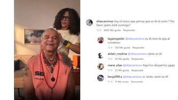 Algunos usuarios pusieron en duda la autenticidad de las imágenes y sugirieron un posible uso de inteligencia artificial - crédito @pibevalderramap/ Instagram