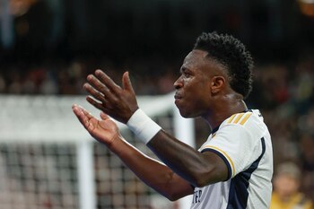 Vinicius, contra el Rayo (EFE/Juan