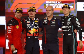 Checo Pérez quedó fuera del podio en la última carrera de la temporada 2023 de la F1 (REUTERS/Rula Rouhana)