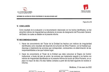 Contraloría señala que Daniel Soria fue designado procurador general sin cumplir requisito de experiencia