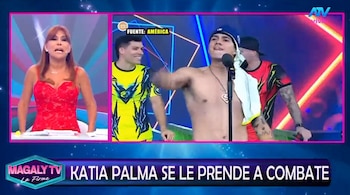 Magaly Medina lanza advertencia a Katia Palma antes del regreso de Combate: “Todavía la competencia ni se ha prendido”. Captura: Magaly TV La Firme.
