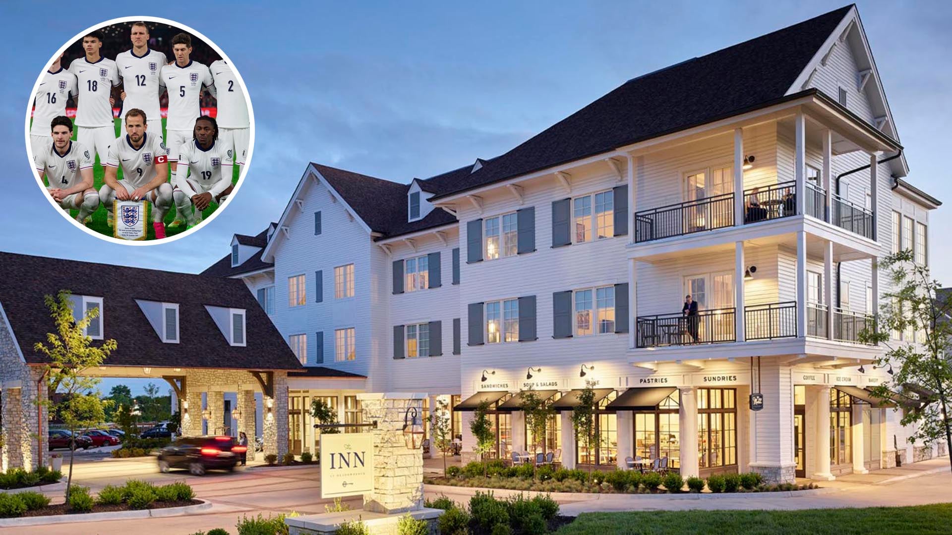 La selección de Inglaterra se prepara para el Mundial 2026 hospedándose en el lujoso The Inn at Meadowbrook Hotel, una instalación clave para su concentración.