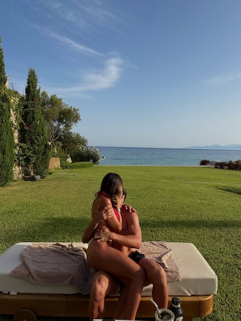 las vacaciones de Nicolás Tagliafico y Caro Calvagni