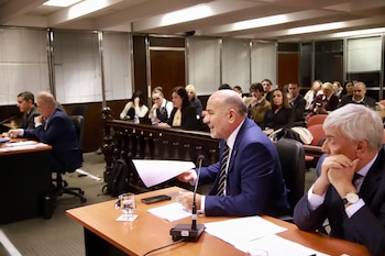 Alegatos en el juicio político a Pablo Díaz Lacava. Fotos: Consejo de la Magistratura