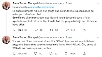 Anna Tormo explotó en contra