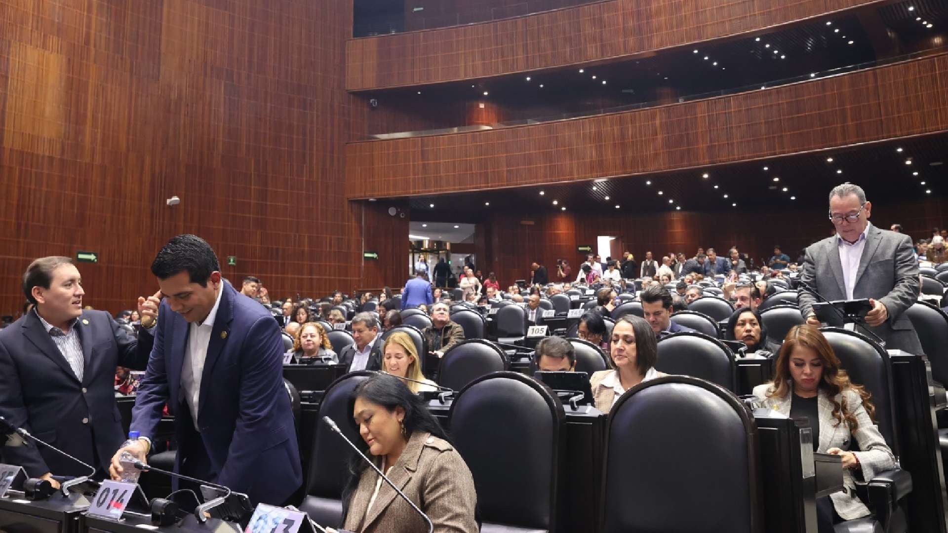 En la Cámara de Diputados aprobaron la Cuenta Pública 2024, correspondiente al último año del gobierno de AMLO.Crédito: Cámara de Diputados.