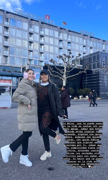 Pamela López retornó a Ginebra