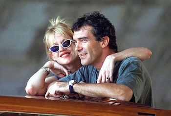 Antonio Banderas y Melanie Griffith