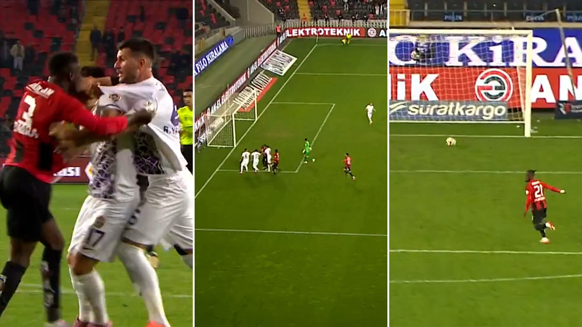 Una gresca en el área y un remate al arco vacío: el insólito gol convalidado por un árbitro que dio la vuelta al mundo