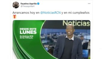Faustino Asprilla en Noticias RCN