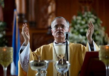 El obispo nicaragüense, Silvio Báez,