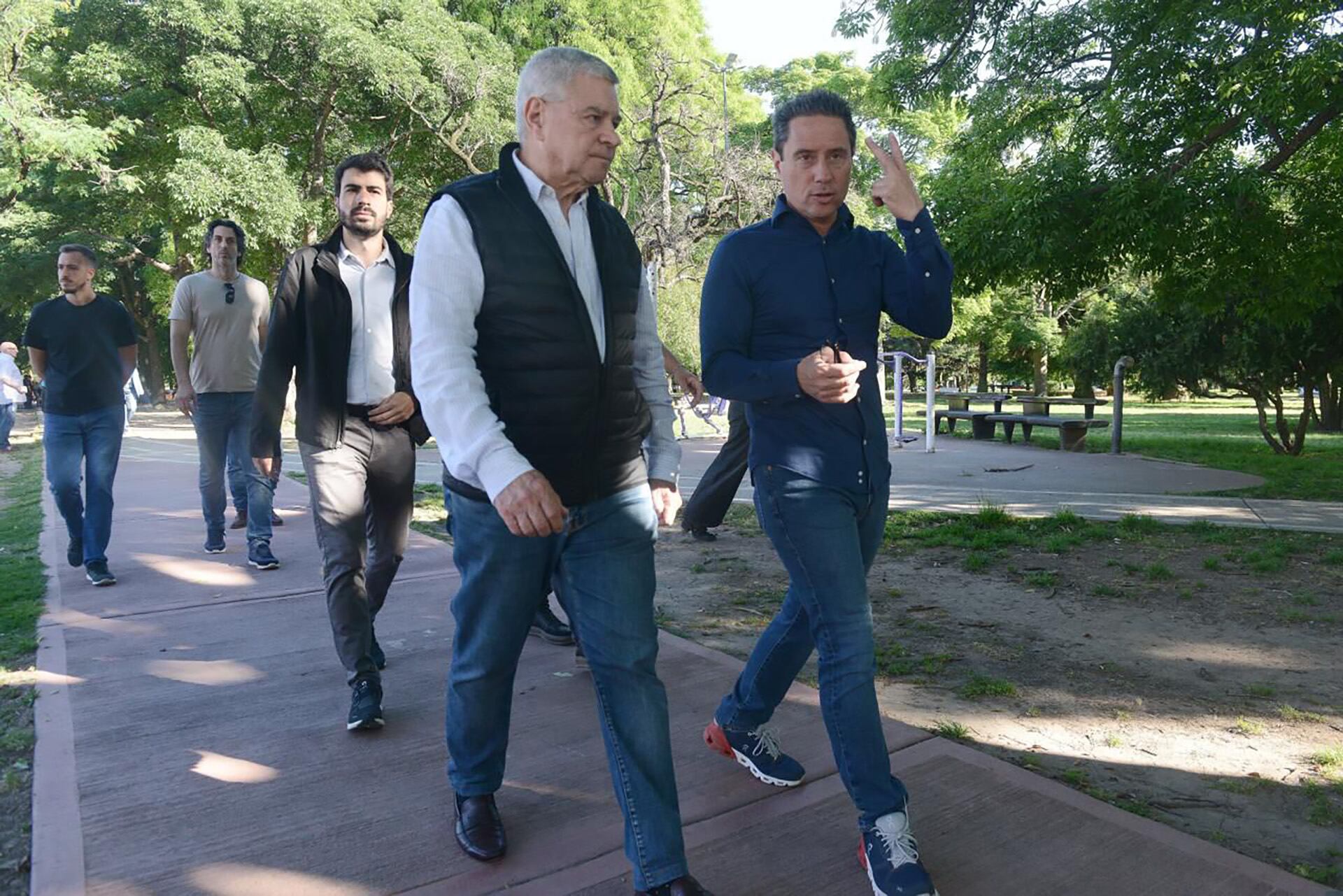 El operativo contó con la supervisión del jefe de Gabinete porteño, Gabriel Sánchez Zinny, y del ministro de Seguridad, Horacio Giménez (Prensa GCBA)