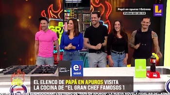 Elenco de 'Papá en Apuros' califica los platos.