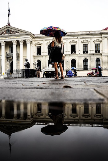 El Salvador acumula 230.7 milímetros de lluvia en septiembre frente al promedio histórico mensual de 365 milímetros. (Cortesía: Secretaría de Prensa)