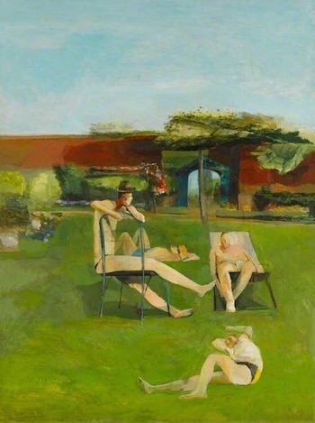 "Four People Sunbathing"(1955), de Michael