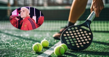 FutPadel, la nueva liga de 'Delatero 09'. (Montaje Infobae con imágenes ilustrativas y de YT)