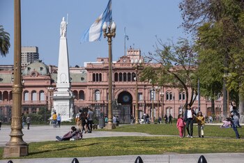 Imagen de la Casa Rosada,