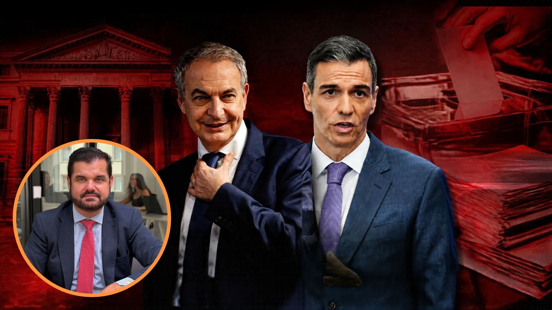 Pedro Sánchez y Zapatero ante las elecciones generales