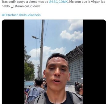 La presunta víctima de los