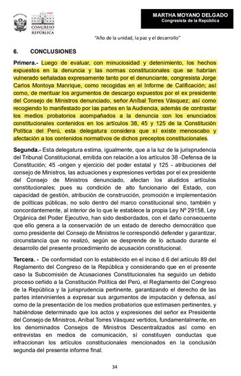 Conclusiones del informe final de