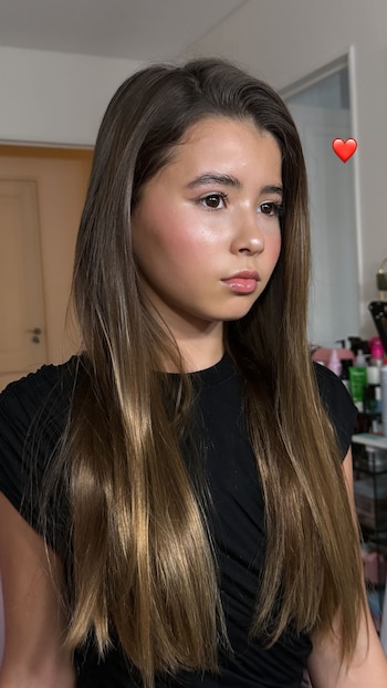 El maquillaje que lució Rufina