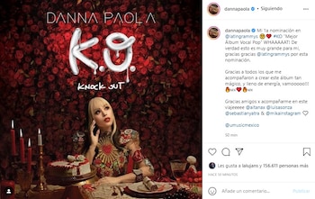 “Mi primera nominación en Latin