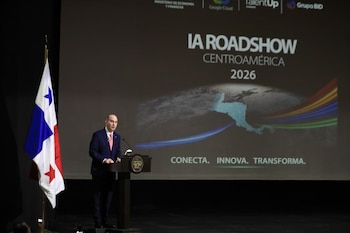Felipe Chapman, ministro de Economía y Finanzas de Panamá, afirmó que el desarrollo del talento digital será clave para fortalecer la competitividad del país en una economía cada vez más impulsada por los datos y la tecnología. Cortesía MEF