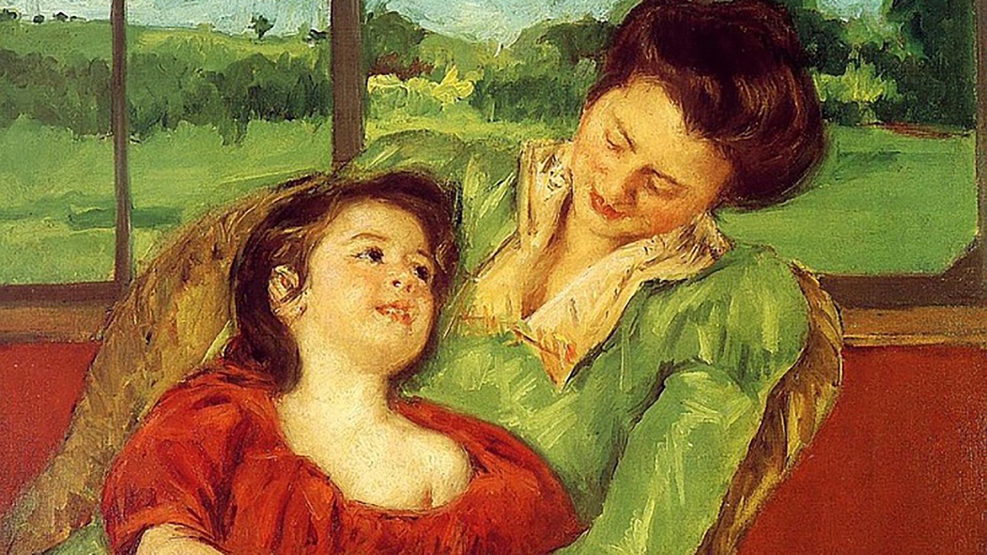 Una pintura de Mary Cassatt.