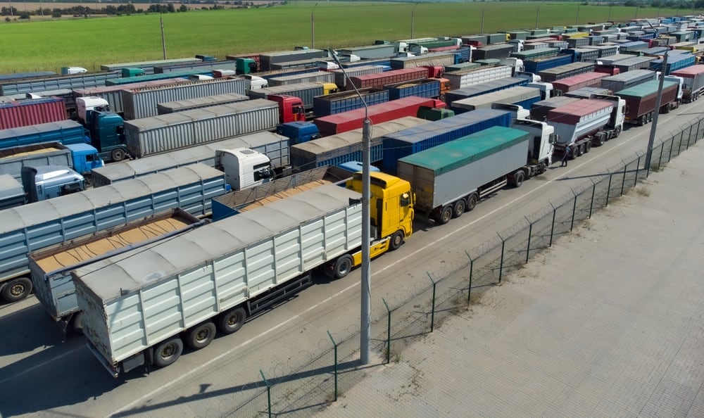 Buques portacontenedores y operaciones logísticas en un puerto argentino