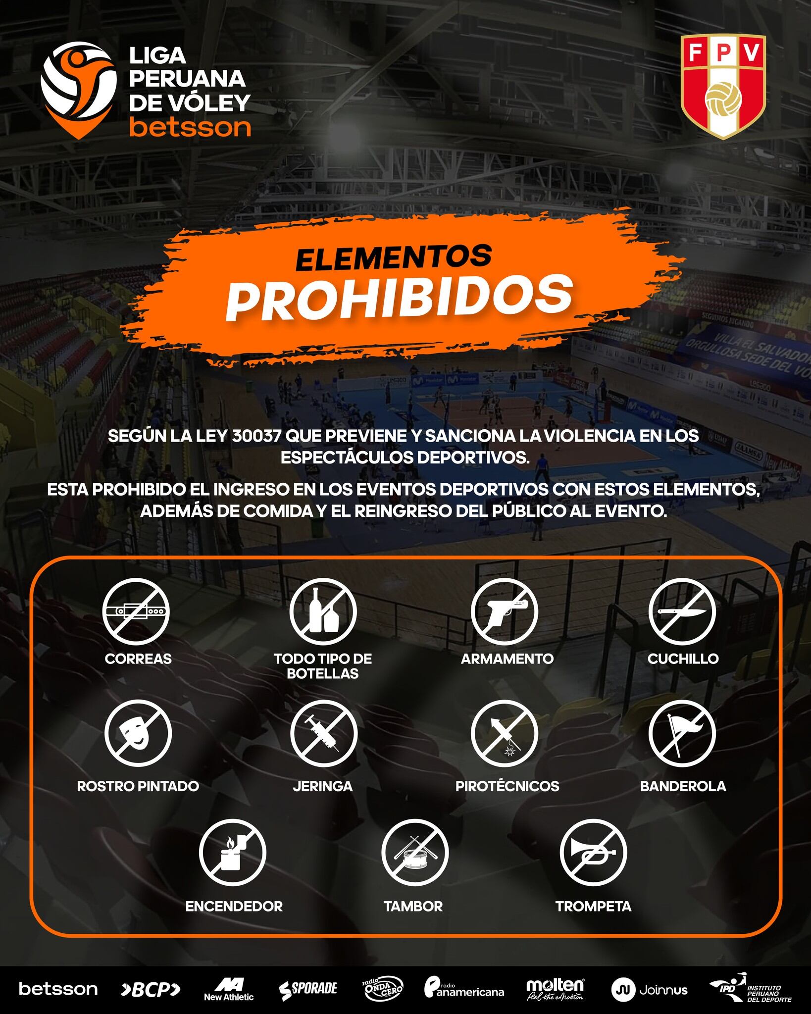 Restricciones para el ingreso al Polideportivo de Villa El Salvador en clásico entre Alianza Lima y Universitario. Crédito: LPV